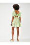 Mini Floral Dress Balloon Sleeves Sweetheart Neckline Viscose Blended - 4