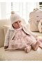 Baby Girl Knitted Hat and Coat Beige 2452 - 2