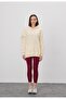 Women's Oversize Vanilla Hooded Sweatshirt - 5
