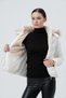 Women's Coat Detachable Hood Fur Lined down Women's Coat - 6