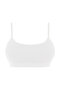 Young Girl 4-Piece Padded Rope Strap Colorful Cotton Lycra Half Tank Top - 5