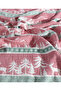 New Year Patterned 6 Layers Muslin Fringeless 170X230 Quilt - 5