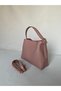 Women's Powder Adjustable Strap Hand Shoulder and Crossbody Bag Stylish Daily Bag Equivalent Bag with Zipper - 5