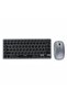 3 ADET Ibk-572Bt Dual Mod Bluetooth + 2.4G Rechargeable Smart Keyboard Mouse Set