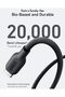 USB-C to Lightning Fast Charging Cable (6ft, Bio-Based), Black - 4