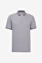 Non-Shrinkable Cotton Fabric Slim Fit Slim Fit Men's Gray Uncurlable Polo Collar T-Shirt - 7