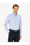 Light Blue Slim Fit Long Sleeve Shirt 50297998 -Vr003