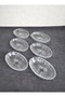 6 Pieces Presentation Boat Plate Appetizer Plate Snack Bowl - 3