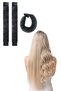 Hair Sauce 3 Pieces Velvet Hair Styling Velvet Hair Bugids Women's Heatless Hair Styling - 7