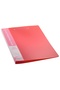 Double Compression File A4 Matte Red - 2