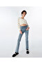 Contrast stitching jeans