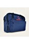 35 Liter 3 Pocket Travel Sport Sightseeing Water Resistant Long Strap Cabin Size Navy Blue Shoulder Handbag - 3