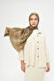 Gi Shine Diagonale Jacquard Shawl - Gold Black - - 3