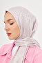 Gi Shine Diagonale شال جاكار - مسحوق ناعم - - 4