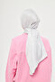 Gi Shine Diagonale Jacquard Shawl - رمادي فضي - 5