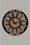 Wooden Rope Decorative 3D Latin Numeral Wall Clock 40cm Gift