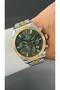 Exclusive Men's Wristwatch 3 Atm Waterproof Silver & Green & Gold Color