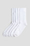 5-Piece Towel Sole (Thick Sole) Throat Rubber Knitted Knitwear Seamless Tennis Socks