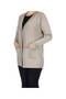 Women's Front Agraphy Pocket Patterned Thick Winter Cardigan - 2