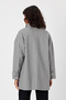 Women's Buttoned Midi Length Button Detailed Cashmere Coat - 2