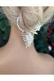 Luxury Imported Metal Crystal Stone Flower Butterfly Winged Angel Pendant Bun Hairpin Comb Claw Clip - 3