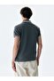 Polo Neck Short Sleeve Regular Gray T-Shirt - 3