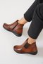 Lohert Side Stones Feta Genuine Leather Women Boots Tan Skin