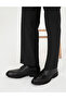 Black 100% Leather Casual Shoes 50298532-Vr046 - 6