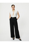 Sleeveless Shirt Button Classic Collar Standard Cut