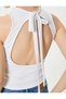 Athlete's Back Detailed Crew Neck Sleeveless Slim Fit - 5