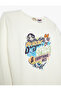 5Wkg10432Ak 010 Ecru Girl's Jersey Sweatshirt - 3