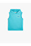 Hooded Athlete Sweatshirt with Seasonal Print Detail