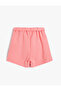 Shorts with Belt Detail, Pockets and Elastic Waistband - 2