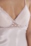 Satin Lace Women's Nightgown - 600 Powder - 2