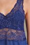 Lace Combed Cotton 3-Piece Women's Pajama Set - 2810 - 4