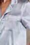 Satin Piping Women's Pajama Set - 1205 Mist - 3