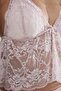 Satin Lace Shorts - Babydoll Set - 450 Powder - 3