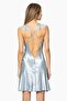Satin Lace Women's Nightgown and Robe Set - 4240 Mist - 3