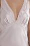 Satin Lace Women's Nightgown - 690 Powder - 3