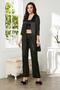 Satin 3-Piece Women's Pajama Set - 2075 - 2