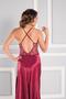 Satin Six-Piece Bridal Dowry Set - 6620 Claret Red - 4