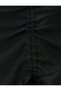 Ruffled Mini Linen Shorts Skirt Slim Fit with Bow Detail - 6