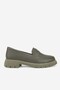 Women's Green Genuine Natural Leather Loafer Shoes, Number 36-41 - 3