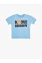 T-Shirt Short Sleeve Crew Neck Cotton with Fruit Print Detail