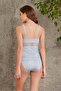 Combed Cotton Athlete Panties Women's Underwear Set - 300 Mist - 2