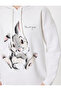 Bambi Printed Licensed Hooded Oversize Sweatshirt - 5