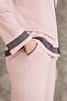 Combed Cotton Piping - Lace Women's Pajama Set - 2200 Powder - 3