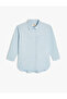Long Sleeve Classic Collar Basic Shirt - 3
