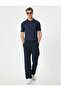 Polo Neck Knitwear Sweater Half Zipper Short Sleeve - 2