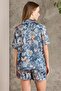 3-Piece Women's Pajama Set with Satin Printed Crop - 1210 Green - 3